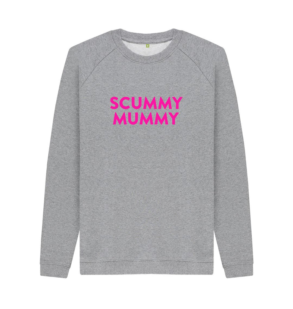 Light Heather Pink SCUMMY MUMMY Sweatshirt