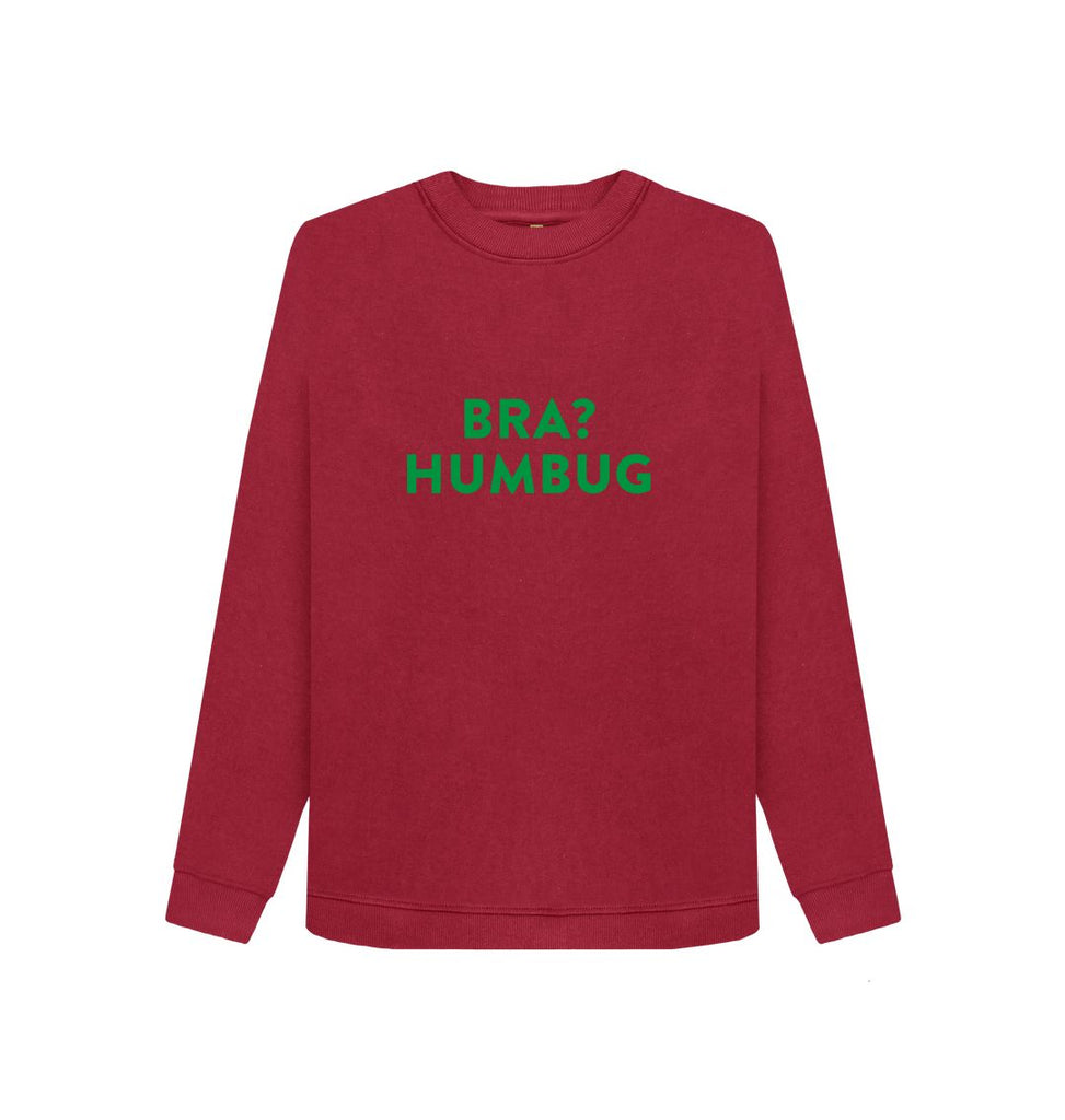 Cherry BRA? HUMBUG Green Women's Sweatshirt