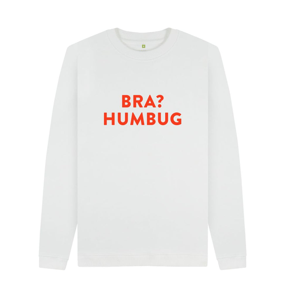 White BRA? HUMBUG Red Unisex Sweatshirt