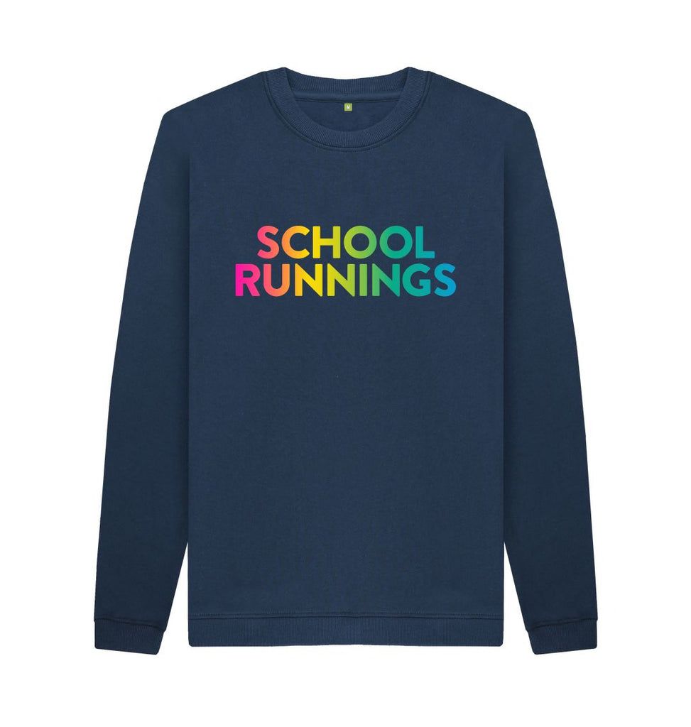 Navy Blue SCHOOL RUNNINGS Sweatshirt
